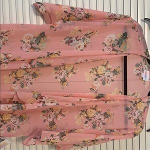 Lularoe Shirley pink floral